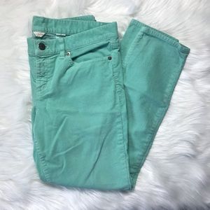 J.Crew Toothpick Cord - Mint Green - Size 30